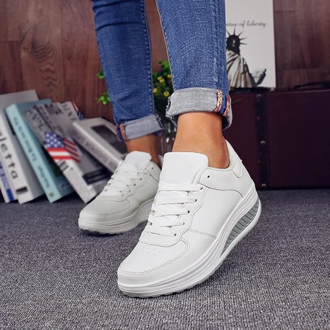 Zapatillas deportivas de suela alta para mujer