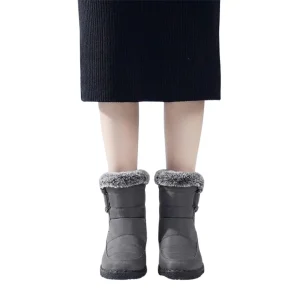 Botas de Nieve Impermeables con Forro Térmico para Mujer