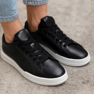 Zapatos urbanos de cuero y suela ortopédica para hombre