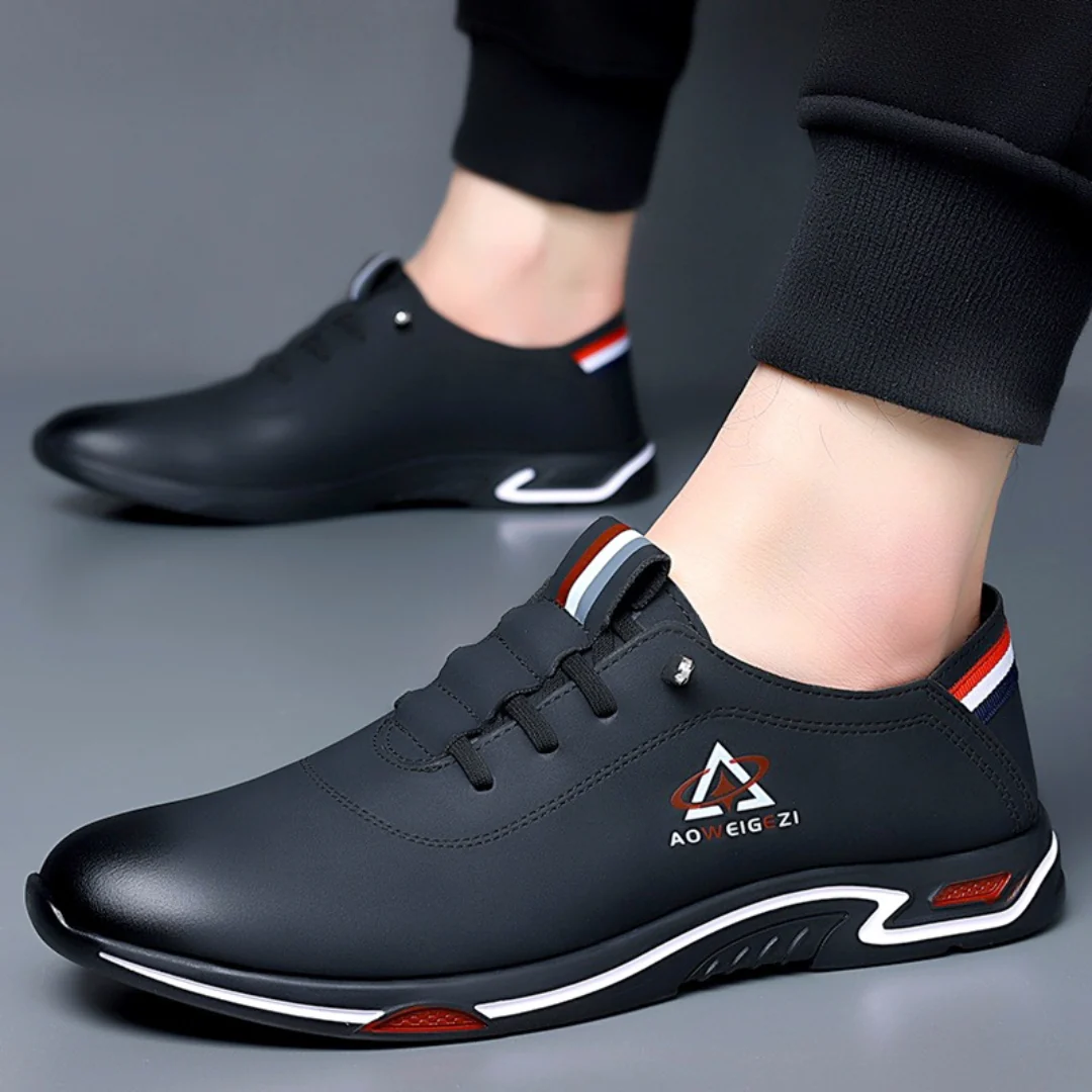 Zapatos Casuales Ortop茅dicos de Cuero Genuino para Hombre