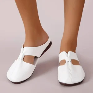 Sandalias de tacón bajo con suela ergonómica para mujer