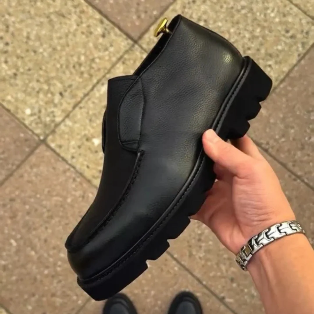 Zapatos Ortop茅dicos de Cuero para Hombre - Imagen 4