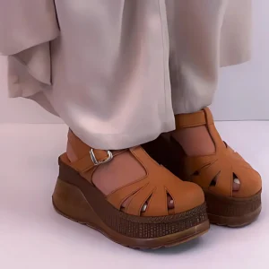 Sandalias de Plataforma con tiras ajustables para mujer
