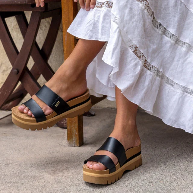 Sandalias para Mujer REEF CUSHION VISTA HIGHER BLK - Imagen 4