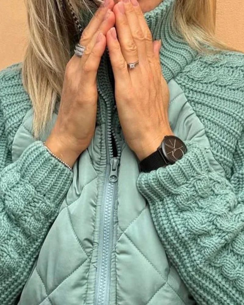 Victoria | Chaqueta de Forro Polar de Punto Casual - Imagen 9