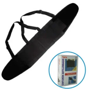 Cinturón antilumbago con hombreras elástico