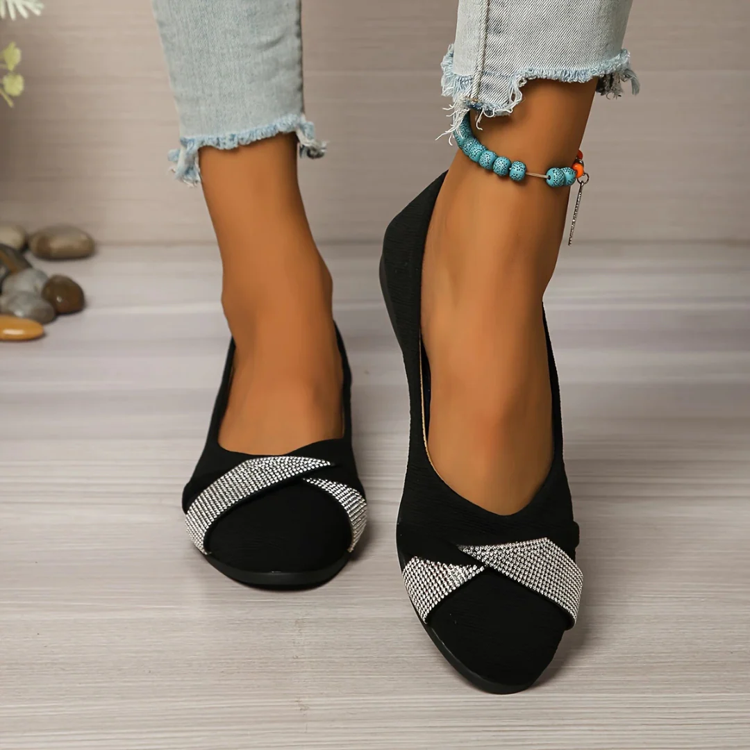 Bailarinas con Brillantes de suela ergon贸mica - Imagen 4