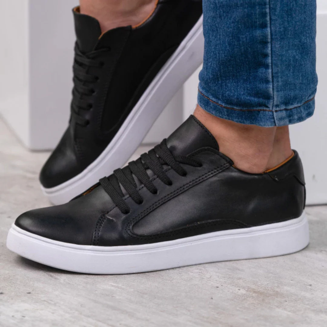 Zapatos urbanos con trenzas y suelas c贸modas para hombre - Imagen 3