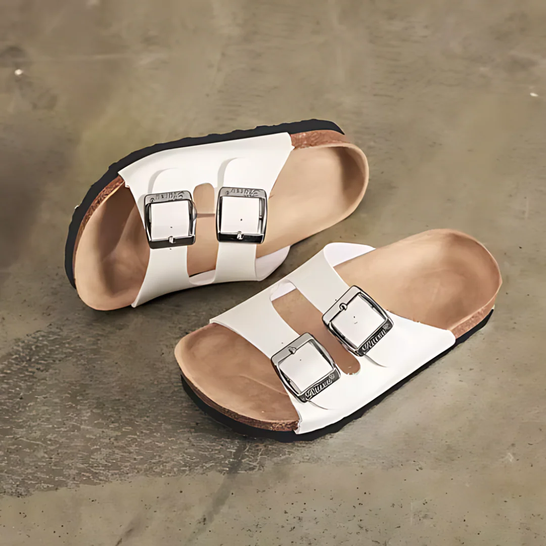 Sandalias de tiras con Suela Ortop茅dica