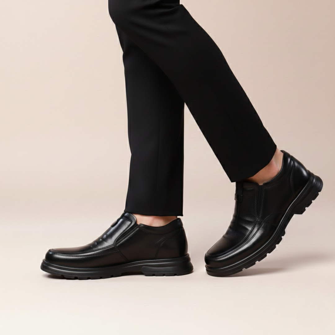 Zapato de Cuero Premium con Interior T茅rmico para Hombre - Imagen 3