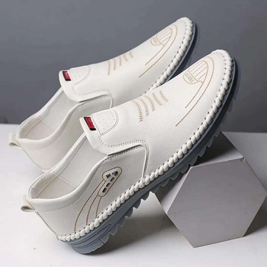 Zapatos de cuero antideslizantes para hombre - Imagen 3