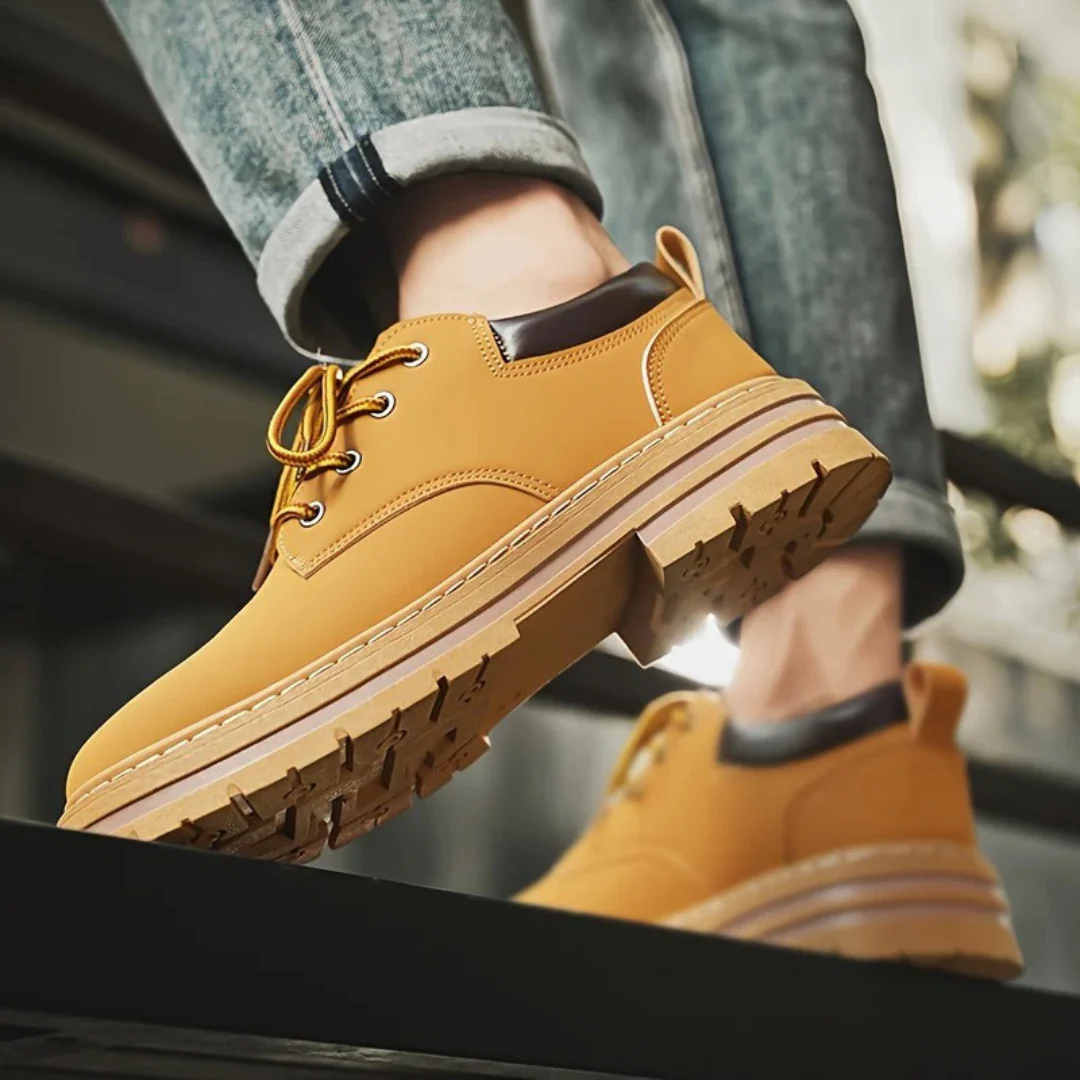 Zapatos con suelas ergon贸micas y robustas para hombre - Imagen 3