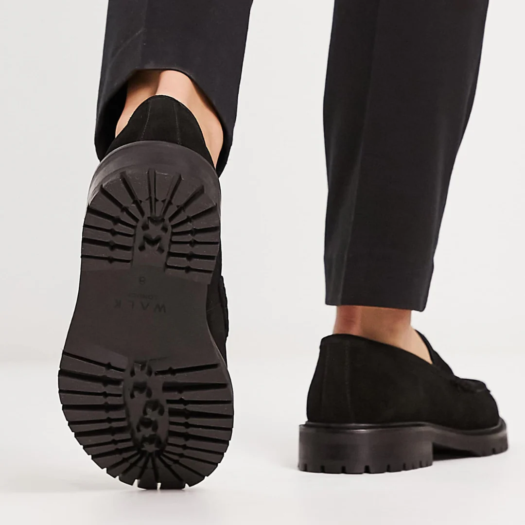 Elegante mocasines de ante para hombre庐 - Imagen 3