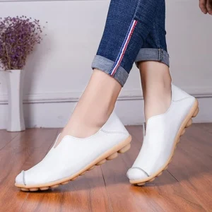 Zapatillas bajas con puntera redonda elegantes y cómodas para mujer