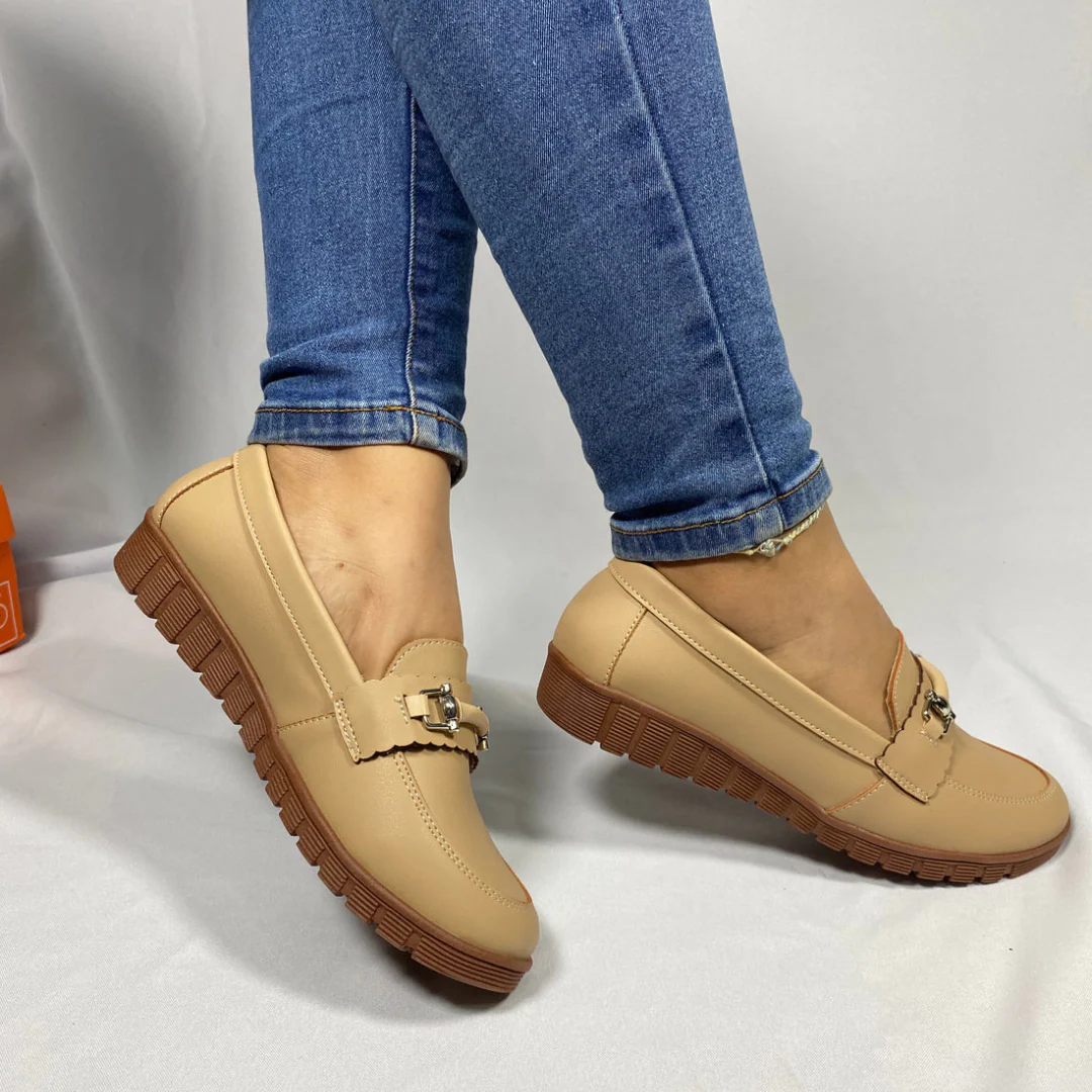 Mocasines de cuero con suelas ergon贸micas - Imagen 3