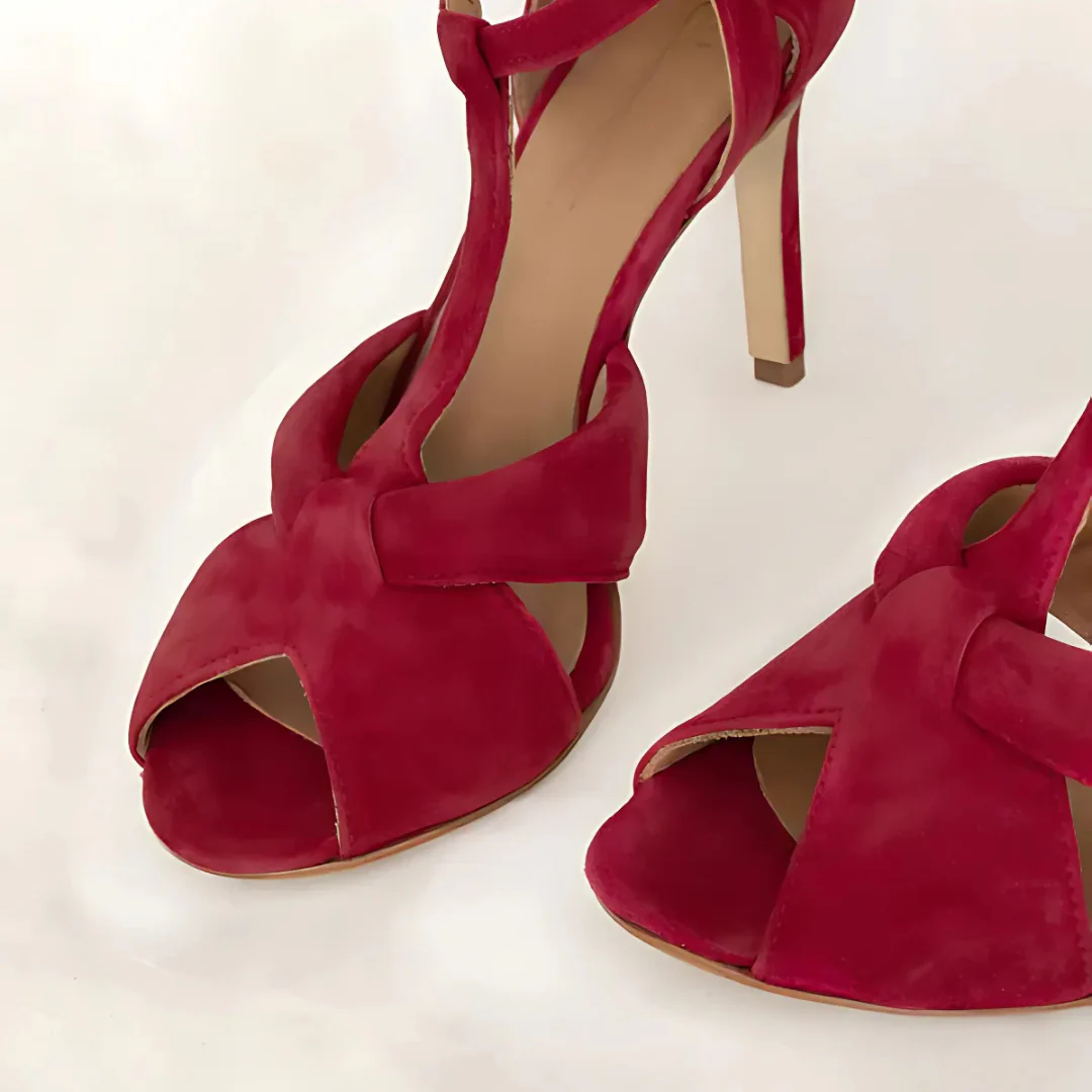 Sandalias de Tac贸n Alto Elegantes con cierre de hebilla - Imagen 3