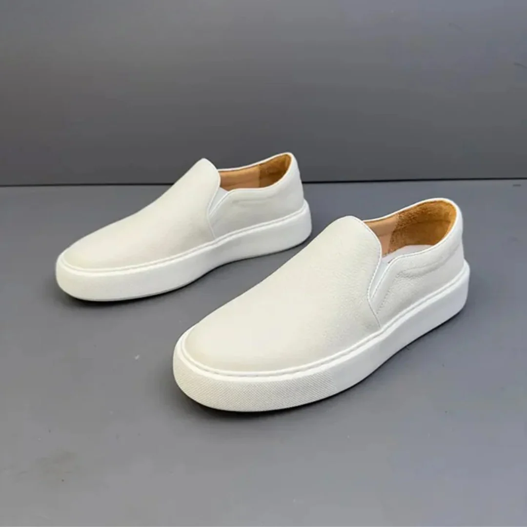 Zapatillas casual blancas para hombre - Imagen 4