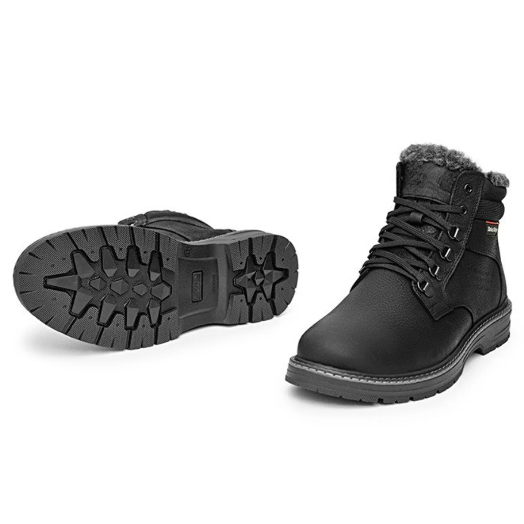 Botas de Invierno en Cuero Natural - Imagen 3