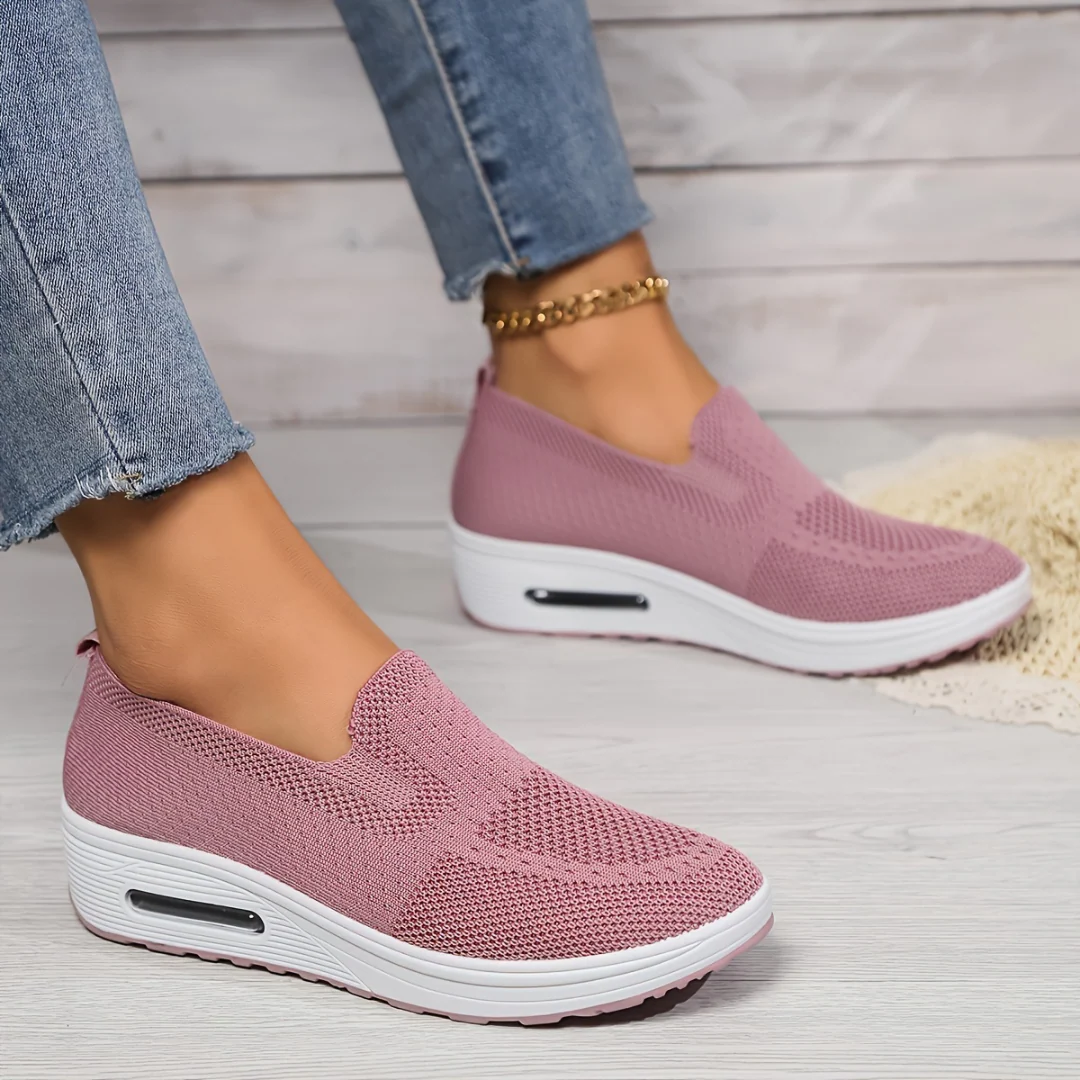 Zapatos Ortop茅dicos de Mujer sin Cordones con Suela Blanda - Imagen 3