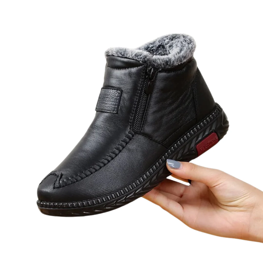 Botas Polares de Cuero para Mujer庐