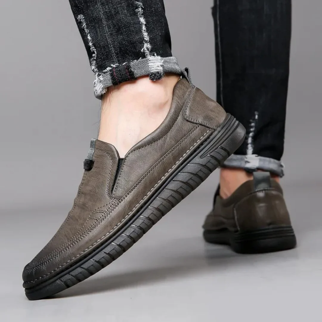Mocasines de Piel Auténtica para Hombre con Diseño Clásico y Suela Antideslizante® - Imagen 3