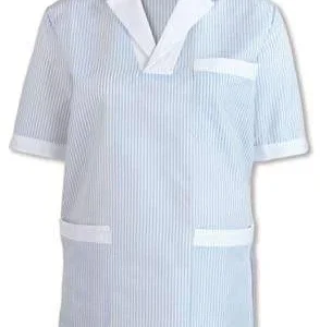 Casaca señora manga corta de rayas