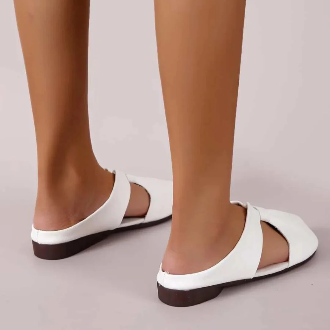 Sandalias de tac贸n bajo con suela ergon贸mica para mujer - Imagen 4