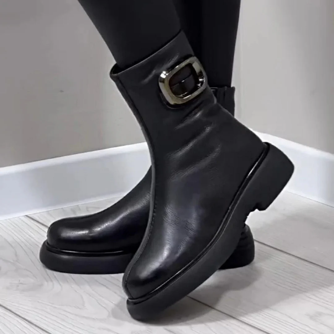 Botas de cuero cálidas para mujer® - Imagen 5