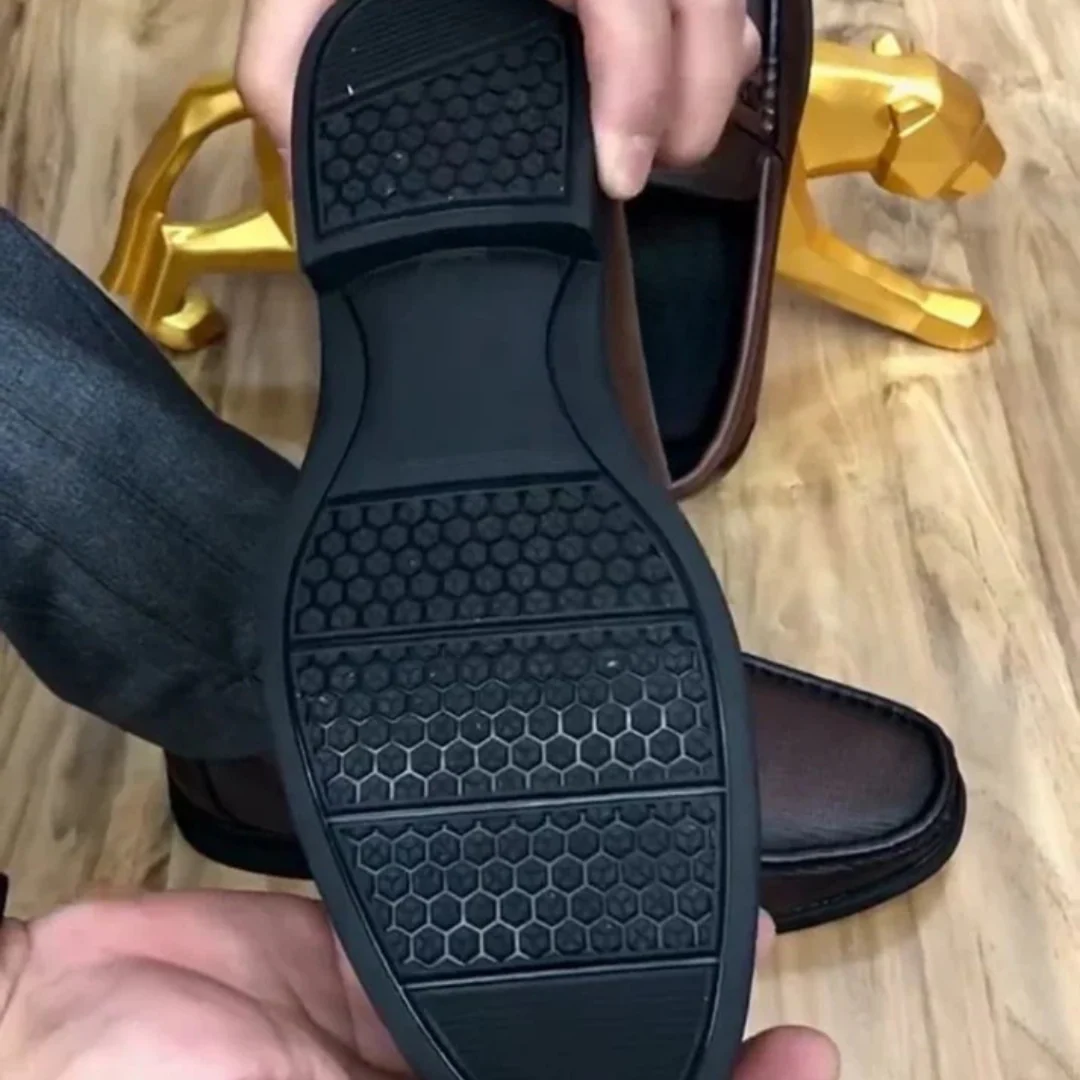 Zapatos de cuero genuino para hombre con acabado de alta calidad庐 - Imagen 4