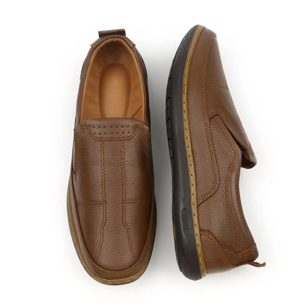 Zapatos ergon贸micos de cuero para hombre - Imagen 4