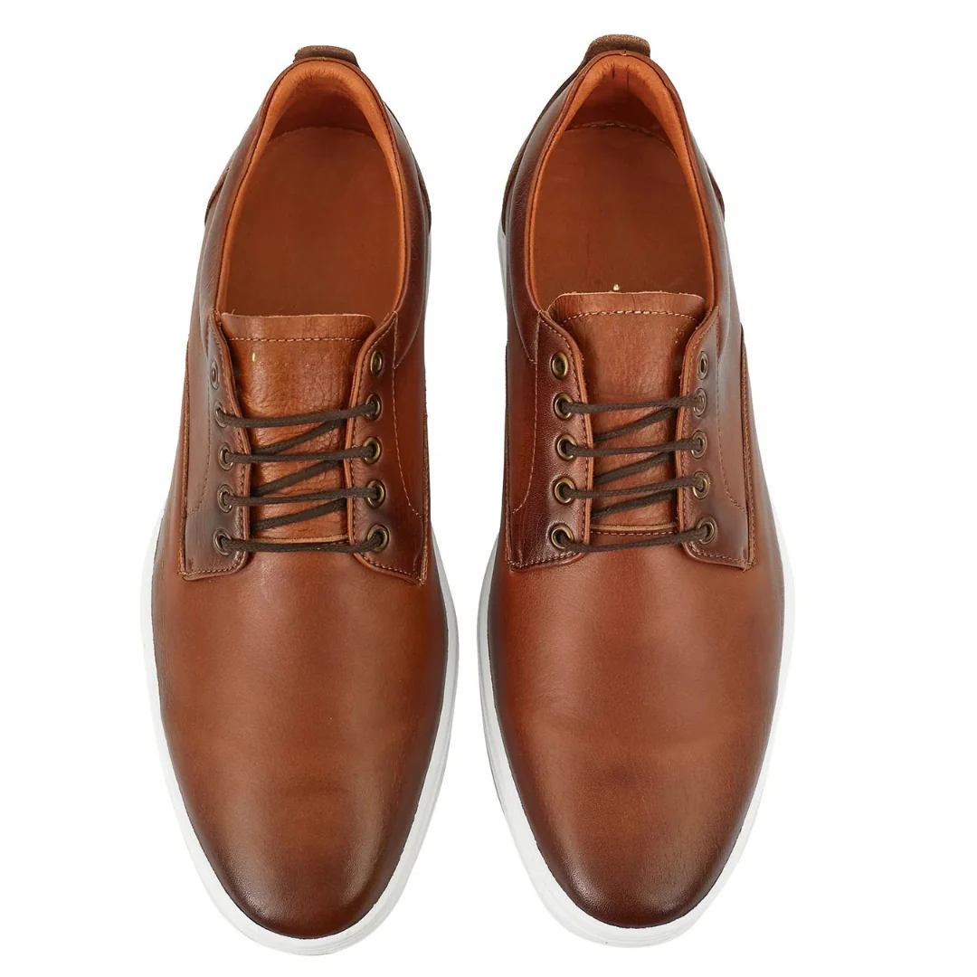 Zapato Ortop茅dico de Cuero con Suela Antideslizante para Hombre - Imagen 4