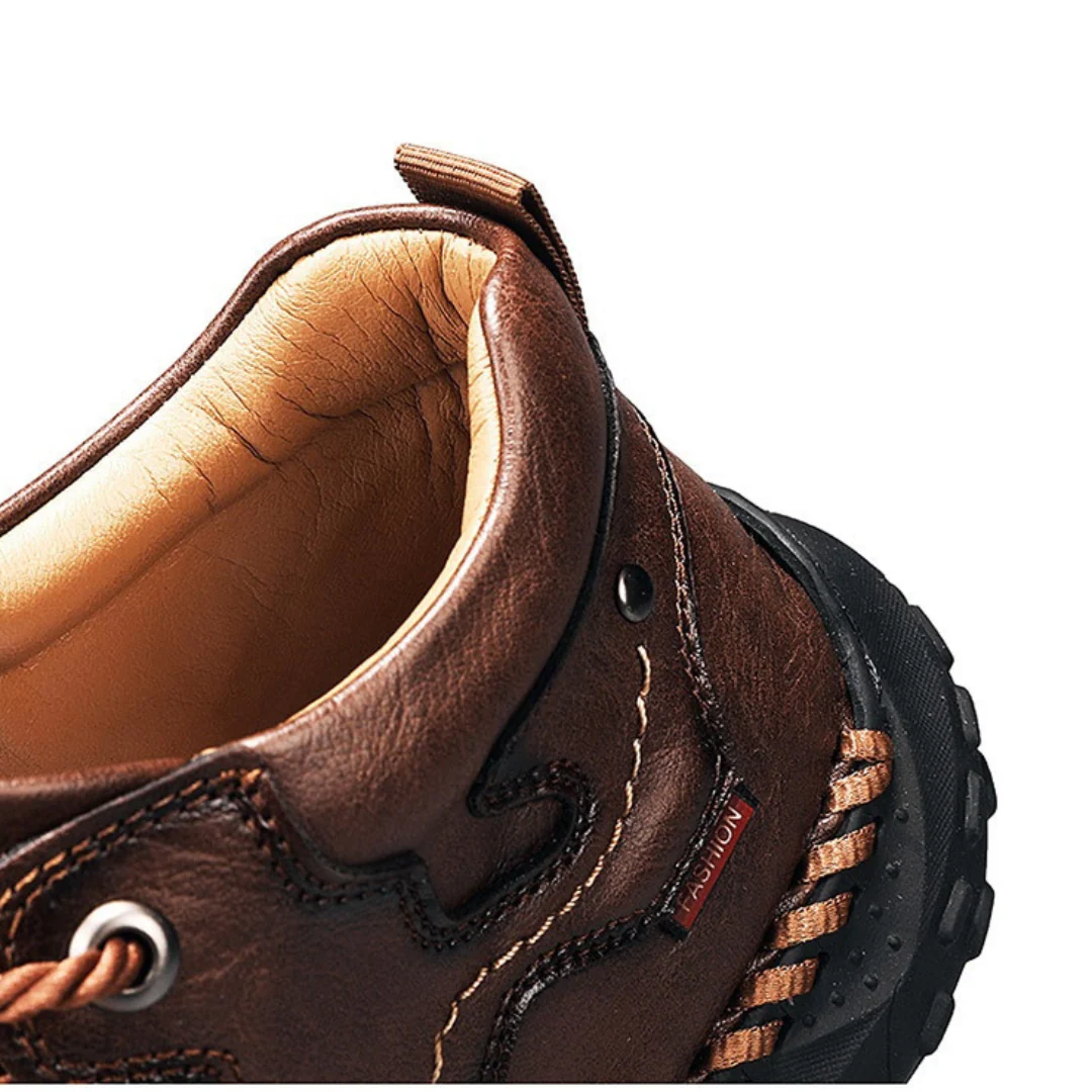 Botas de monta帽a de piel cosida - Imagen 5