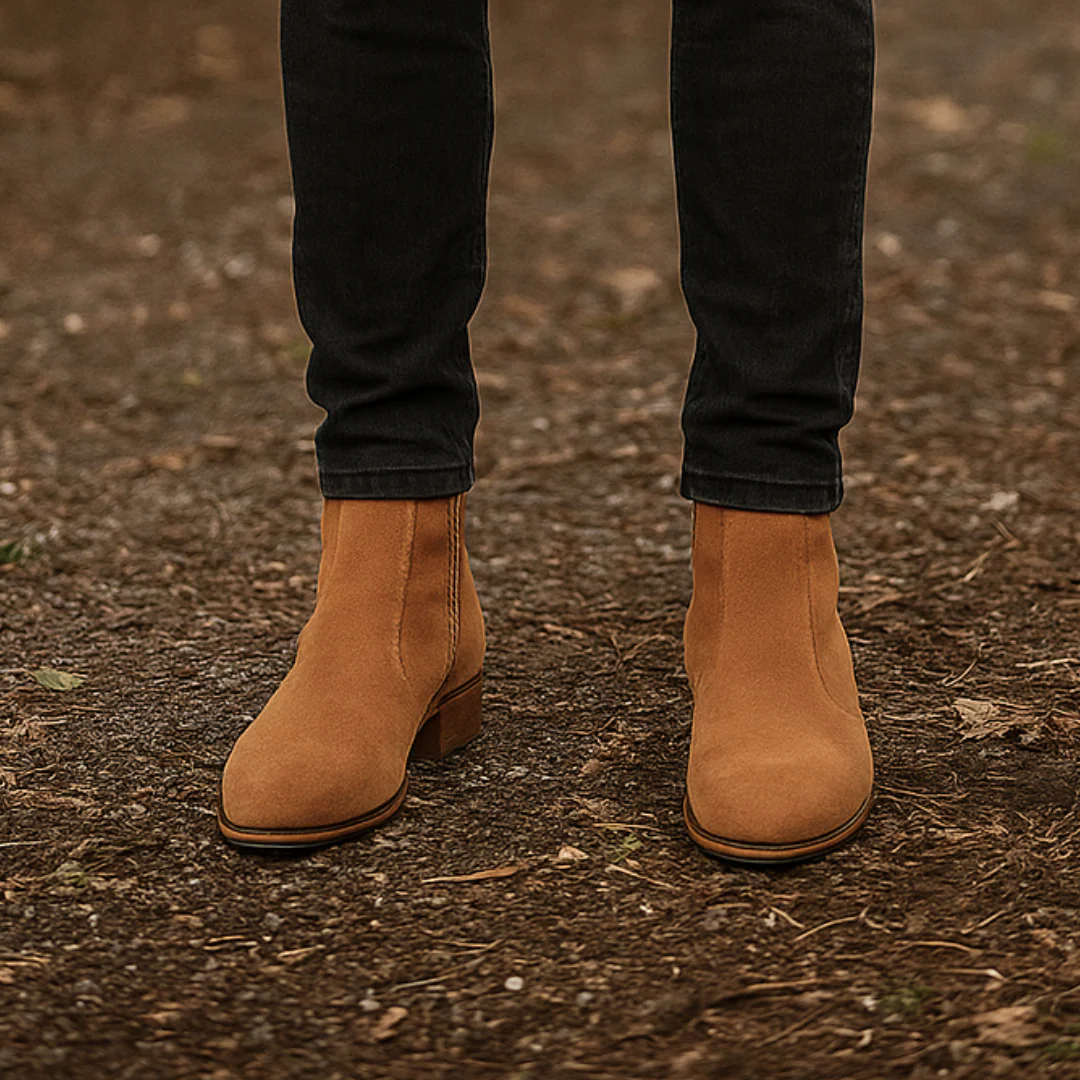 Botas Cortas en Ante de Hombre庐