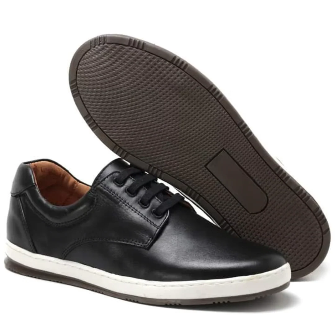 Zapatos Ergon贸micos de Cuero Liso para Hombre - Imagen 4