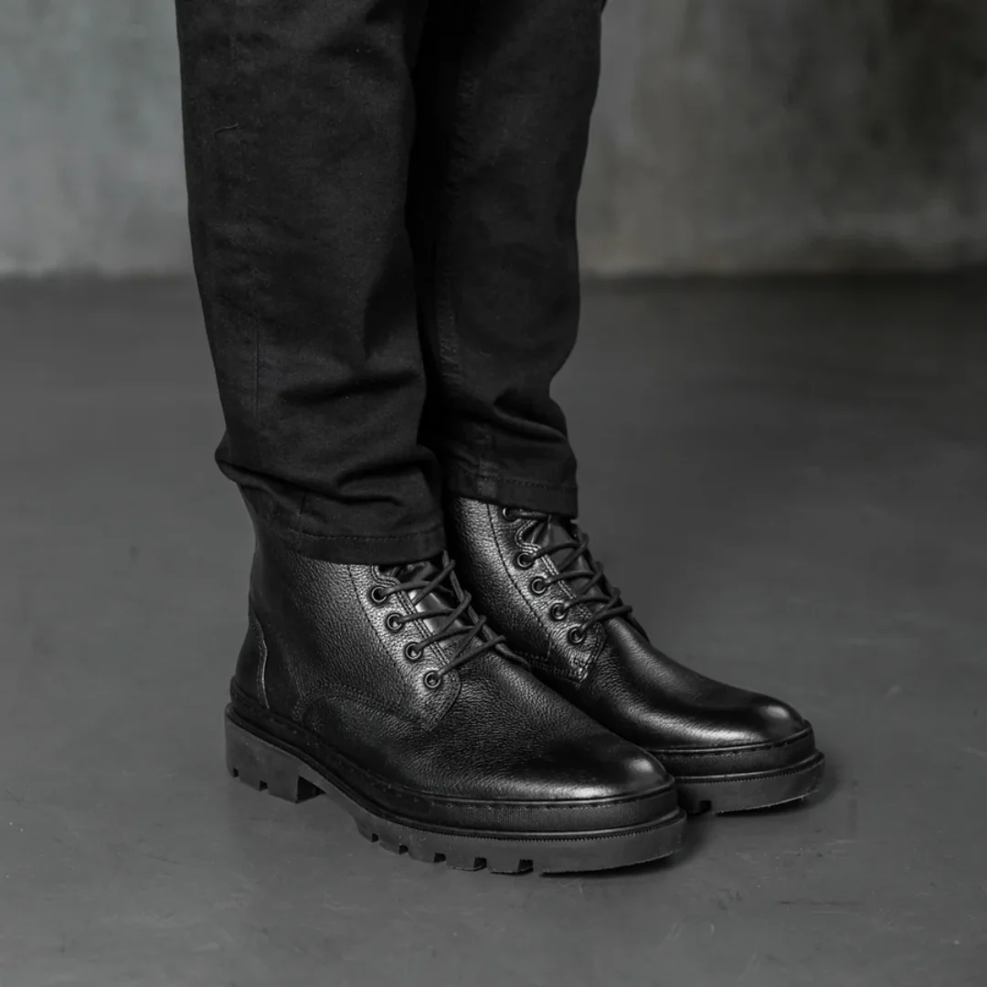 Botas de Cuero Premium de Estilo Urbano Para Hombre庐 - Imagen 4