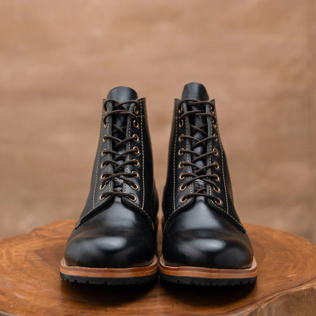 Botas de cuero con suelas ortop茅dicas para Hombre - Imagen 4