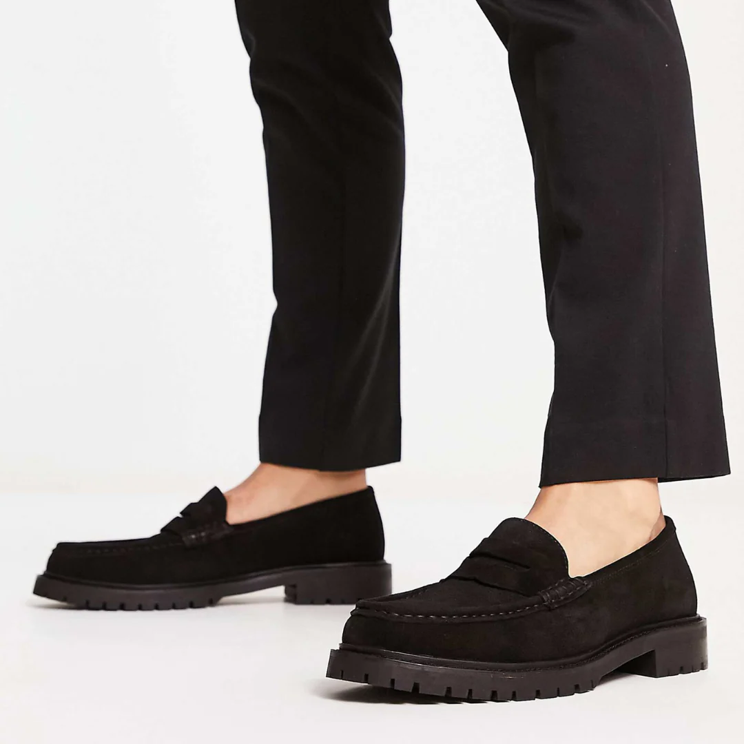 Elegante mocasines de ante para hombre庐 - Imagen 4