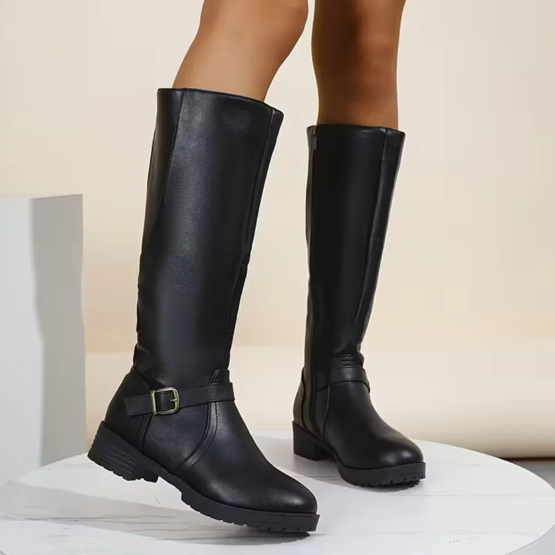 Botas Altas Botas Ortop茅dicas de Cuero Suave para Mujer庐 - Imagen 3