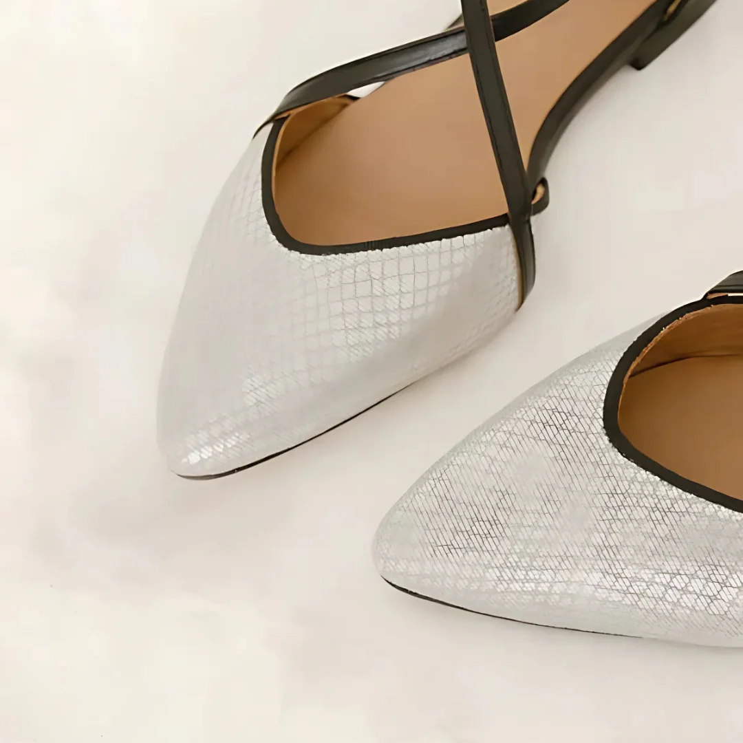 Bailarina con tiras cruzadas para mujer - Imagen 4