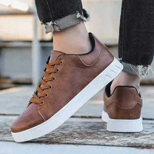 Zapato Ortopédico Casual de Cuero para Hombre
