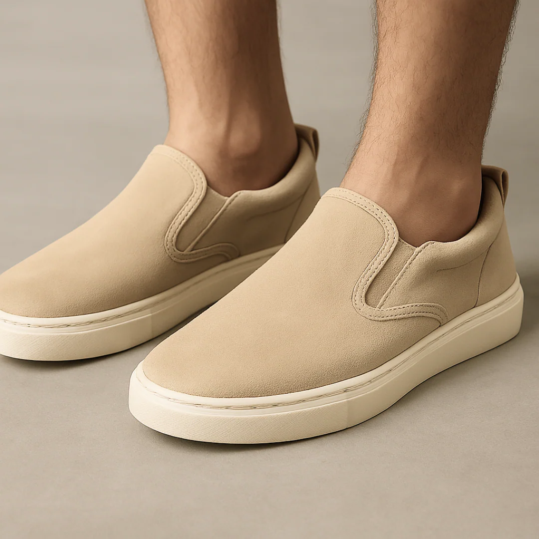 Mocasines ortop茅dicos de gamuza para hombre - Imagen 4