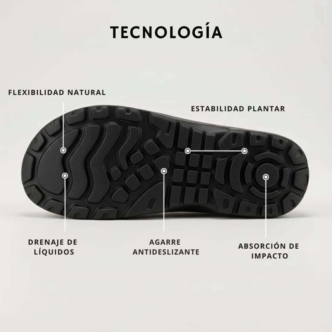Zuecos ergon贸micos impermeables y antideslizantes unisex - Imagen 4