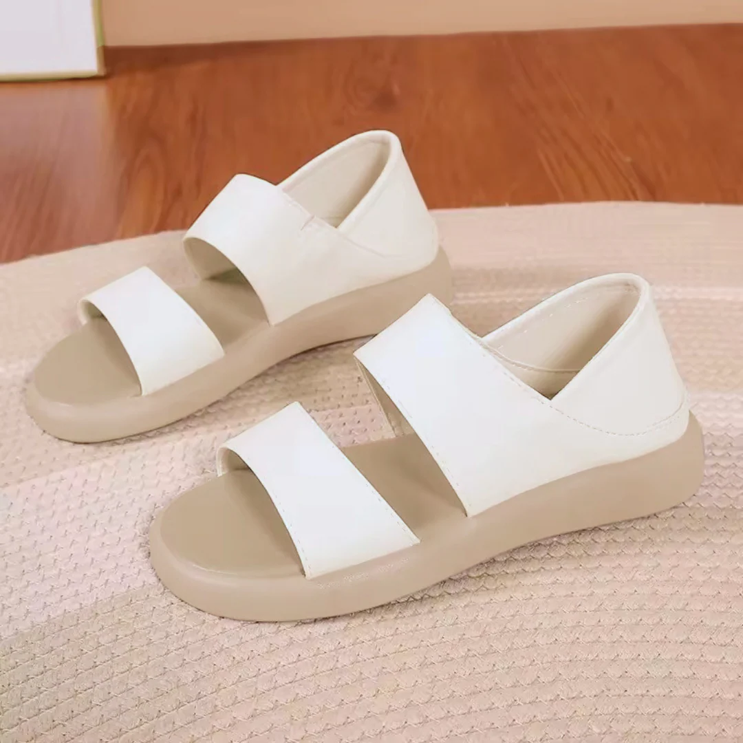 Sandalias de Cuero con Suela Ergon贸mica para Mujer - Imagen 6