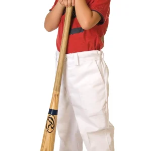 Pantalón de niño con cintura elástica, dos bolsillos laterales rajados