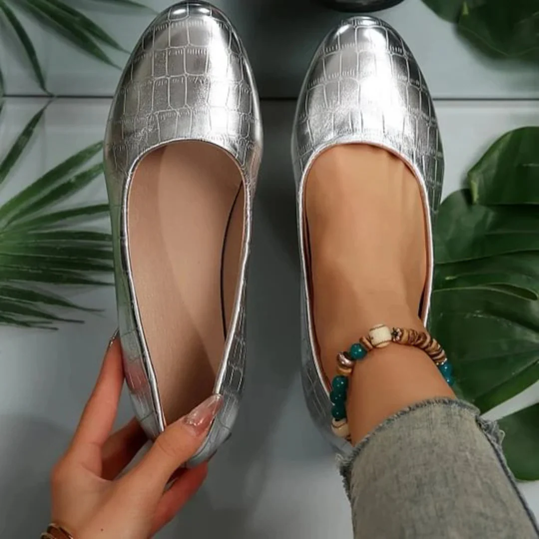 Zapatos de cuero ligeros para mujer con un dise帽o elegante - Imagen 5