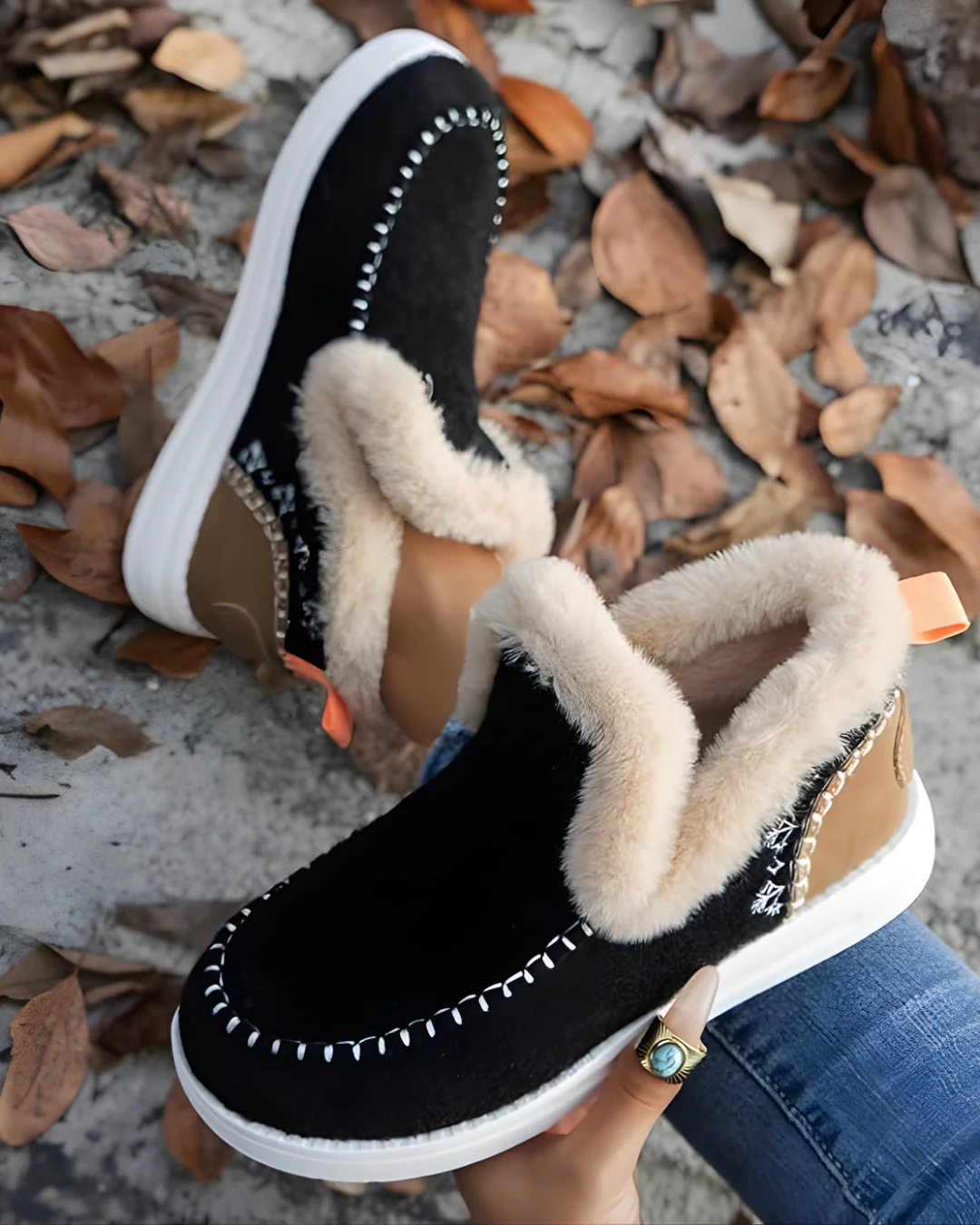 Botas de invierno con aislamiento t茅rmico y seguridad antideslizante para mujer庐 - Imagen 6