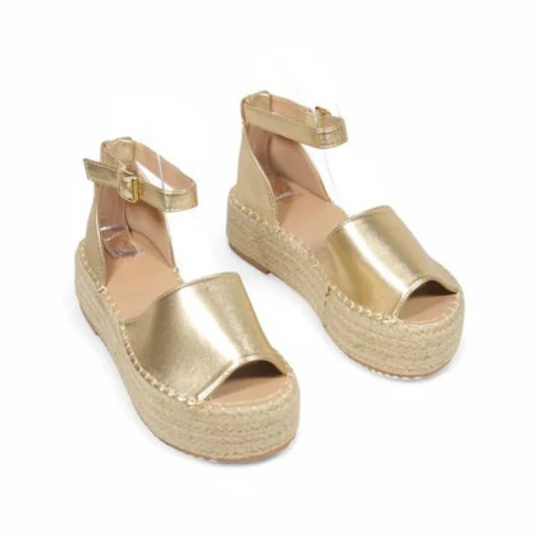 Sandalias Estilo Alpargatas y plataforma de yute - Imagen 8