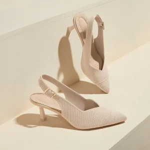 Zapatos de Tejido Transpirable con Tacón para mujer