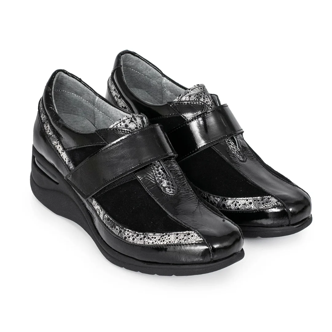 Zapato de Charol con Velcro y Tacón Cómodo® - Imagen 5