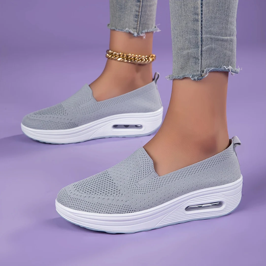 Zapatos Ortop茅dicos de Mujer sin Cordones con Suela Blanda - Imagen 6